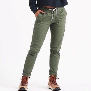 Vuori Ripstop Pants Green Small Lightweight Athletic